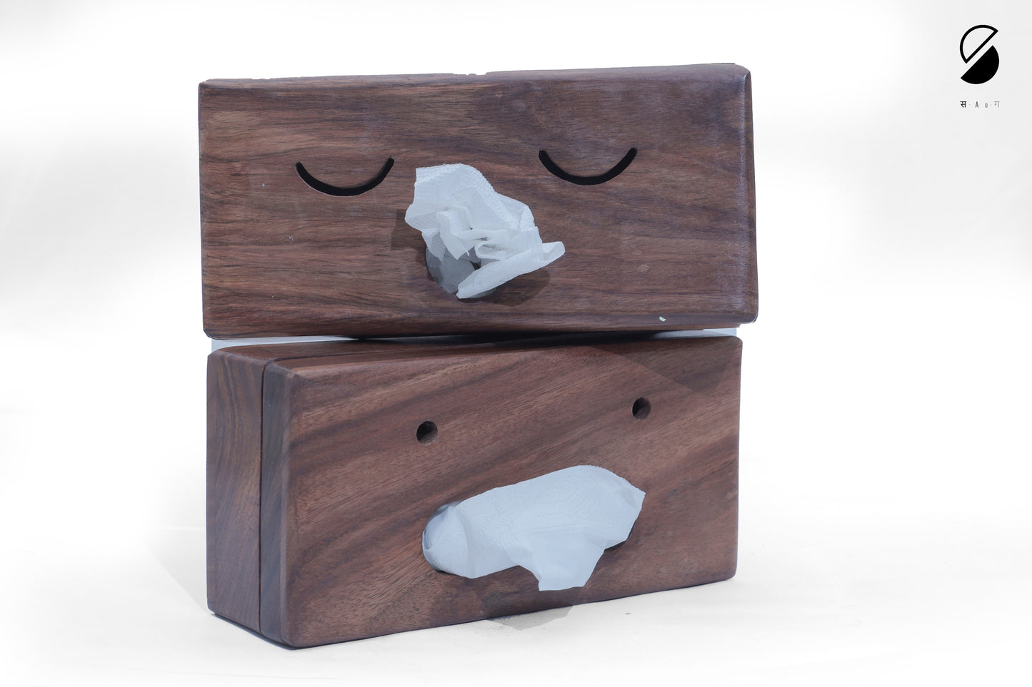 Double Side Tissue Box