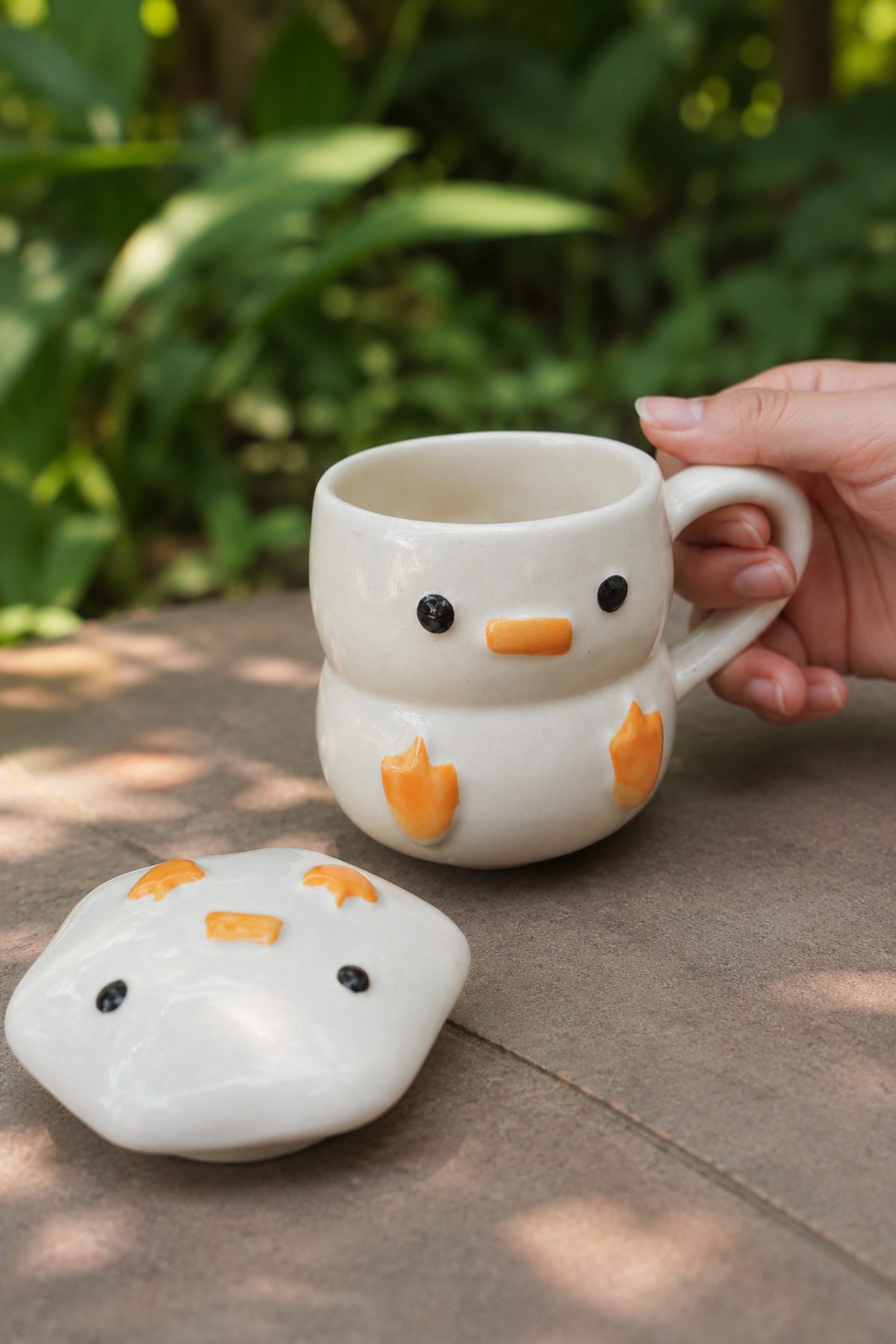 SAAG ceramic mug duck