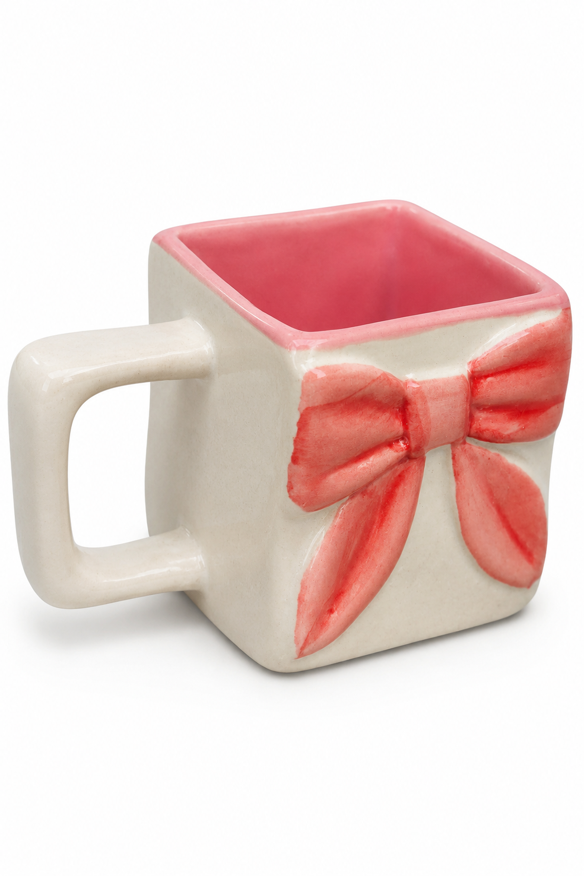 SAAG ceramic mug pink bow