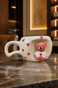 Ceramic Mug (Pink Teddy)