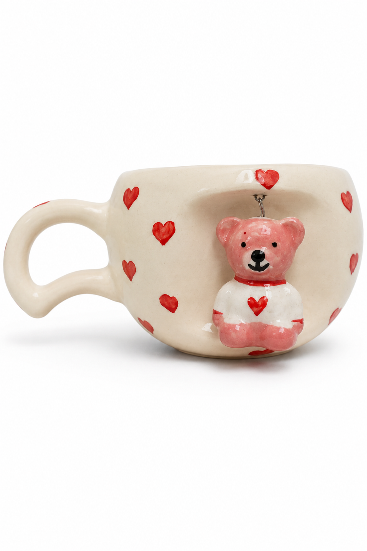 SAAG ceramic mug pink teddy