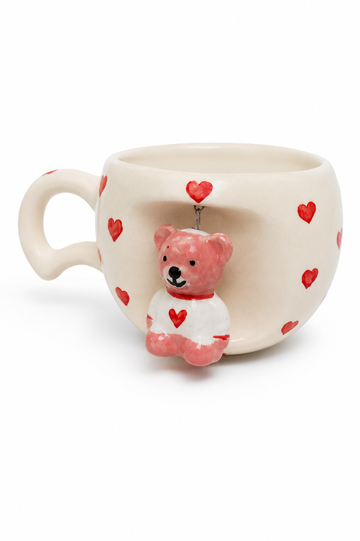 SAAG ceramic mug pink teddy