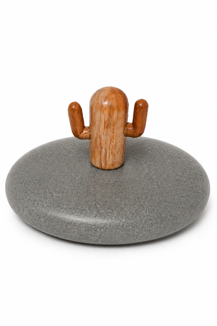 SAAG cactus stone paper weight
