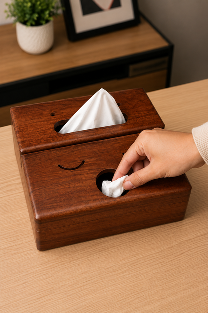 Double Side Tissue Box