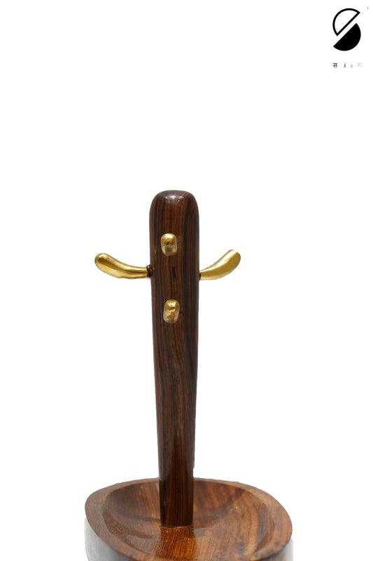 Brass Cactus Key Stand