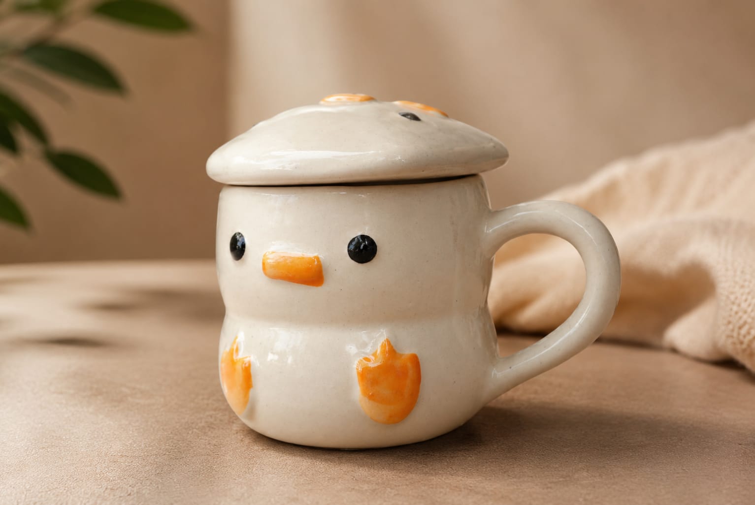SAAG Happy Hatch Mug — premium ceramic mug with playful character design (view 2)