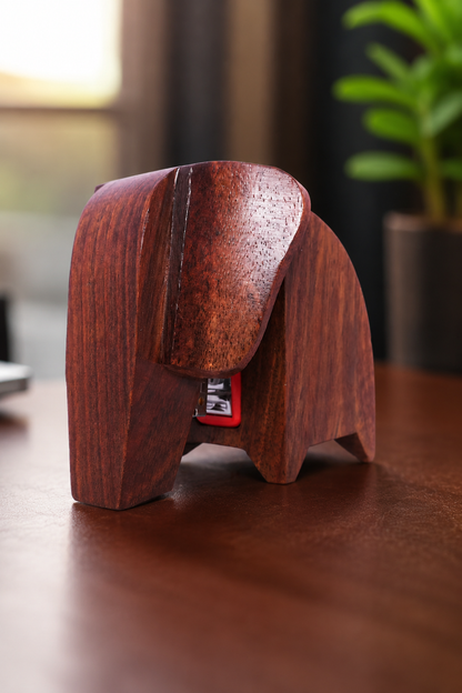 SAAG Mid Elephant Stapler — desk view