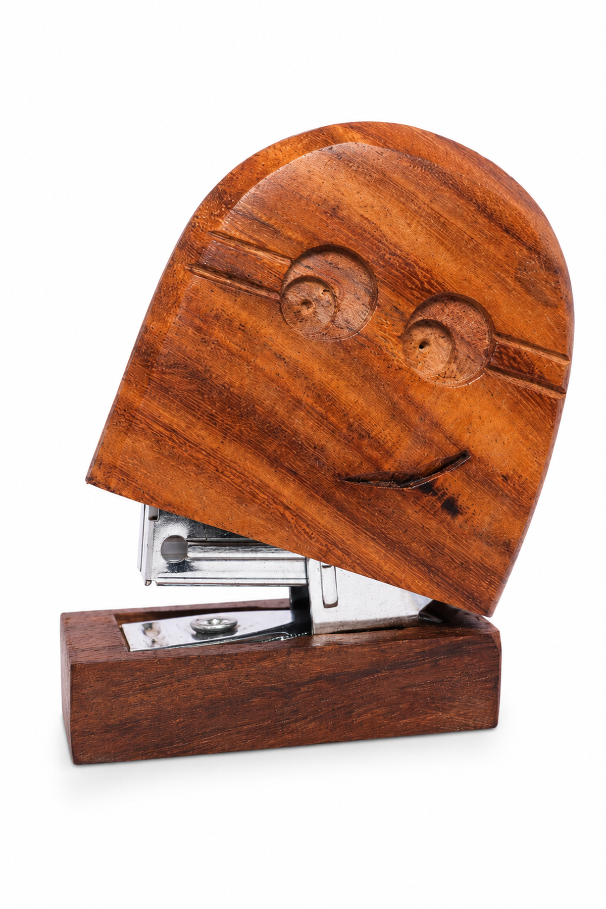 SAAG Stapler Minios — Sagwan teak desk stapler (view 4)