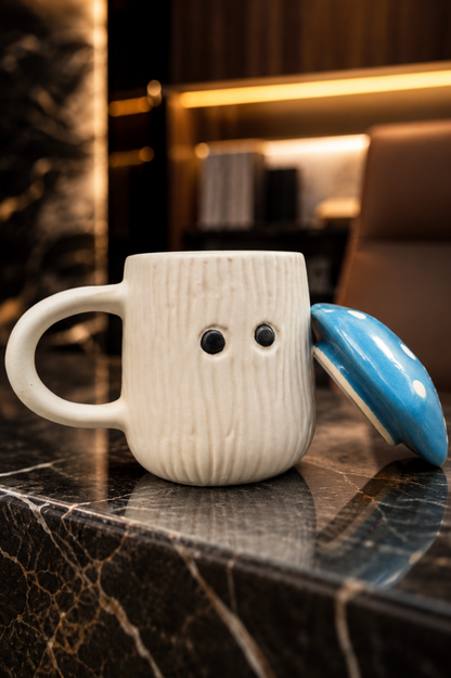 SAAG Azure Mushroom Mug — premium ceramic mug with azure mushroom design (view 1)