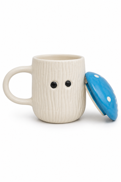 SAAG Azure Mushroom Mug — premium ceramic mug with azure mushroom design (view 3)
