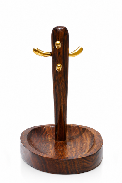 Brass Cactus Key Stand - 1