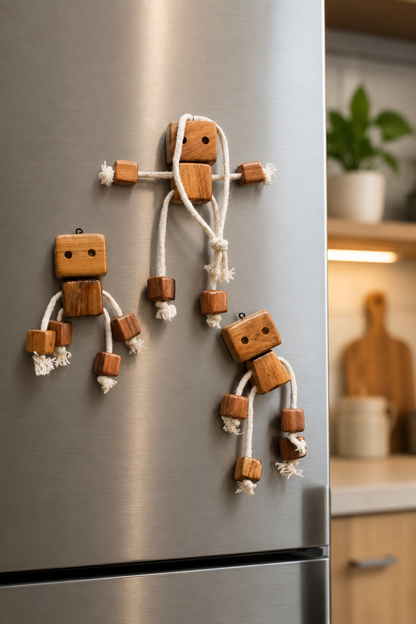 Fridge Magnet Robos - 4