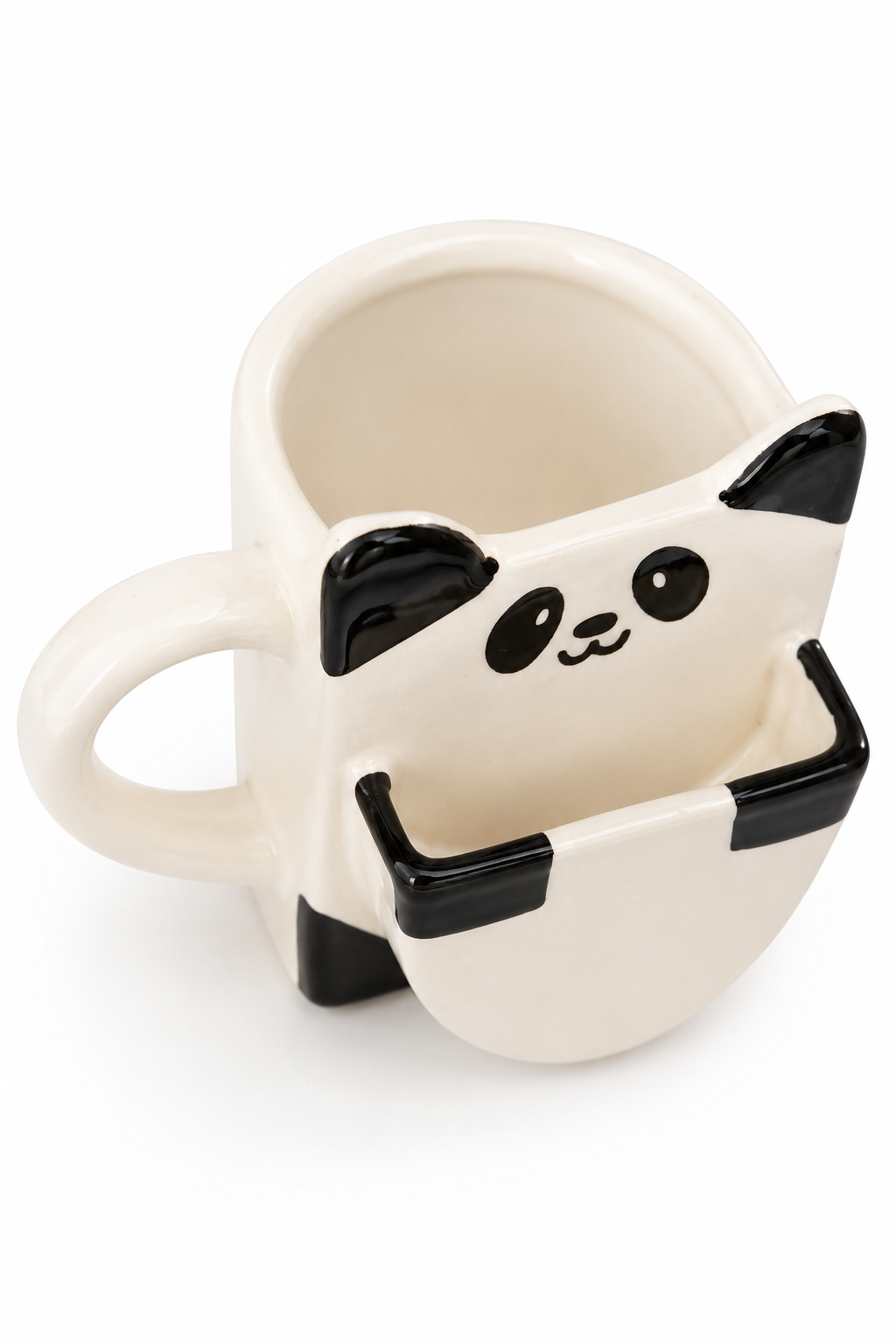 SAAG Panda Hug Mug — premium ceramic coffee mug with panda character design (view 4)