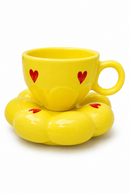 SAAG Secure Bloom Mug — floral ceramic mug (view 3)